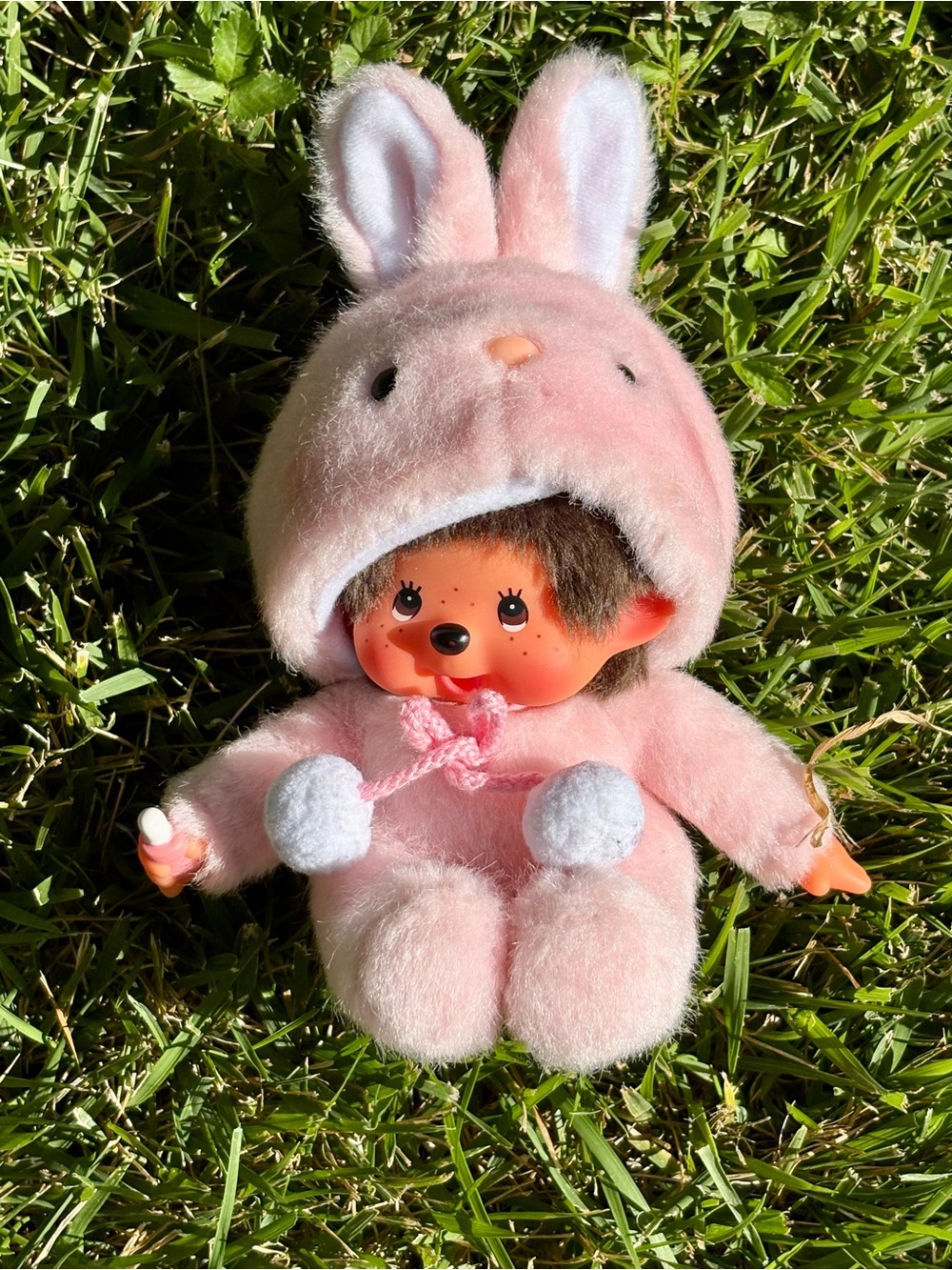 Sekiguchi Monchhichi Pink Rabbit